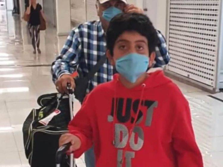 After the concerted efforts of the UAE’s foreign ministry and the country's embassies in the United States of Mexico, Canada and the United Kingdom, the boy was able to return home. — Courtesy WAM
