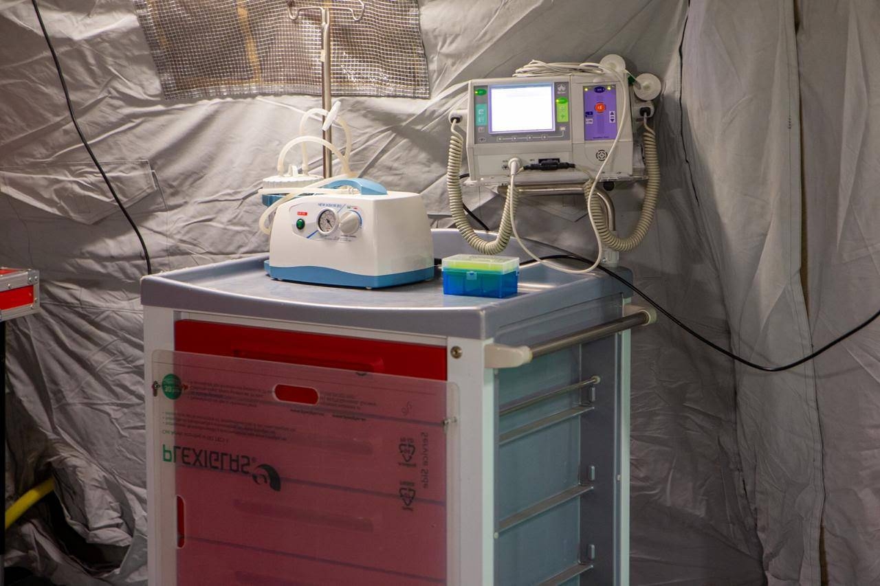 100-bed new coronavirus field hospital in Makkah