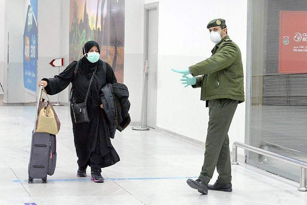 A dedicated Saudi Arabian Airlines flight carrying stranded Saudi citizens from Khartoum and Tunis arrived at King Abdulaziz International Airport.