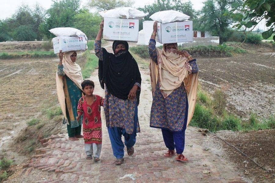 This food aid is within the framework of humanitarian and relief assistance being provided by the Kingdom of Saudi Arabia through KSrelief to Muslims in many countries, including Pakistan and Jordan during the holy month of Ramadan. — SPA photos