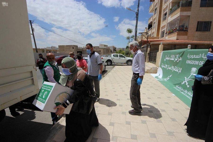 This food aid is within the framework of humanitarian and relief assistance being provided by the Kingdom of Saudi Arabia through KSrelief to Muslims in many countries, including Pakistan and Jordan during the holy month of Ramadan. — SPA photos