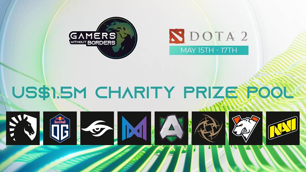 Up for grabs for the winning team will be $750, 000 to donate to the Gamers Without Borders charity of their choice with the remaining teams splitting the $1.5 million share.