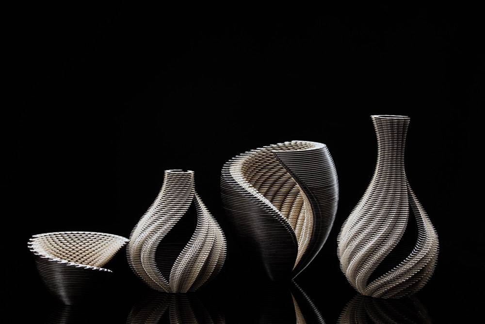 Julia’s winning sculptural concept, ‘Symbio Vessels’.