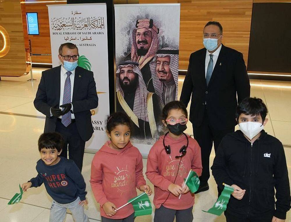 First batch of Saudi citizens departed Australia Thursday morning on repatriation flight from Sydney to Dammam.