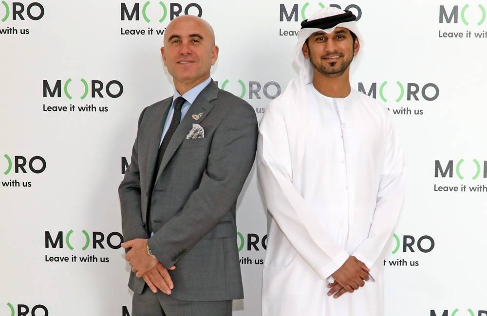 L-R - Nidal Abou Ltaif, Avaya president, Asia Pacific, Middle East, Africa and EU and Mohammed Bin Sulaiman, Moro Hub's CEO.