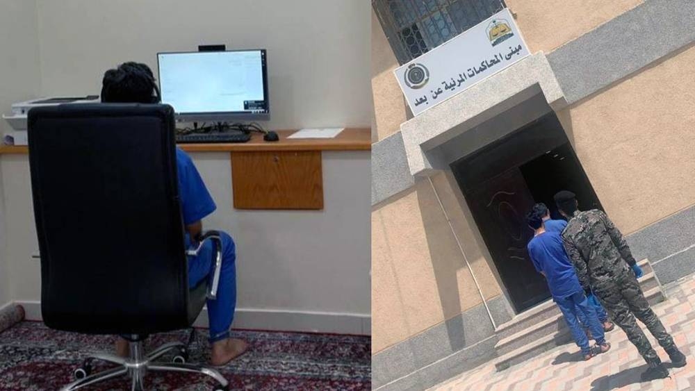 The Directorate General of Prisons in cooperation with the Ministry of Justice has held 11,052 remote trial sessions (by video-link) for male and female inmates in the prisons in various regions of the Kingdom.
