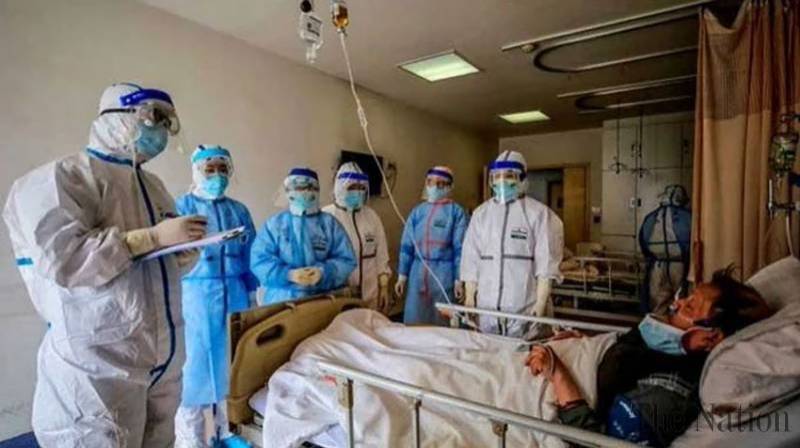 Doctors attend to a patient in Lahore. — Courtesy photo