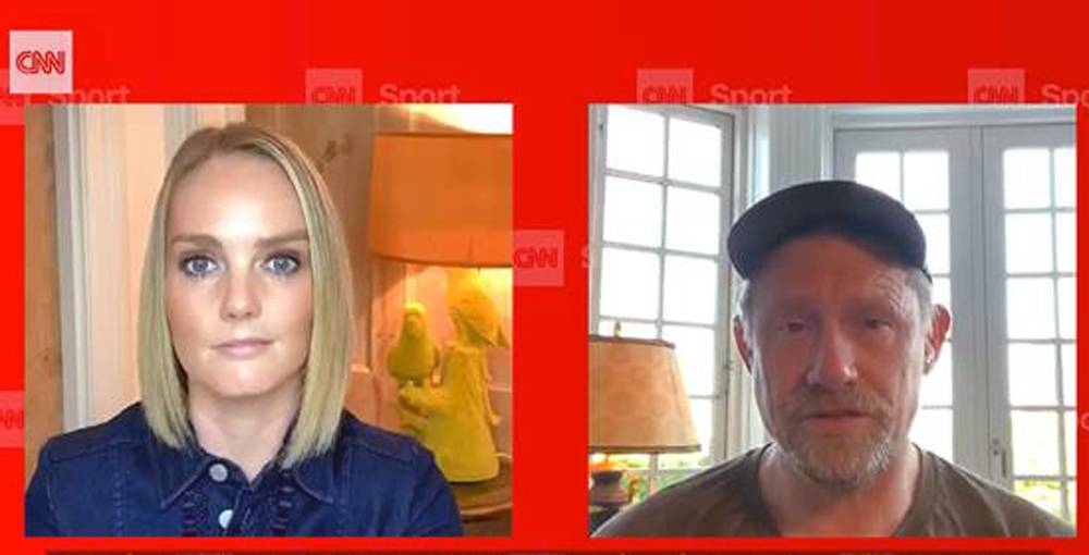 Manchester United legend Peter Schmeichel speaking to CNN Sport’s Amanda Davies.