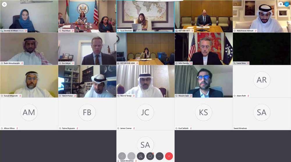 The United Arab Emirates and the United States held their seventh Economic Policy Dialogue via videoconference on Thursday.
