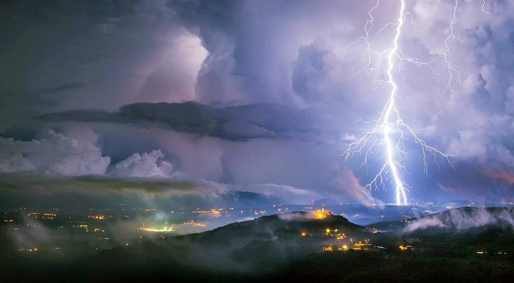 A lightning storm as seen from Istria, Croatia. — courtesy WMO/Boris Baran