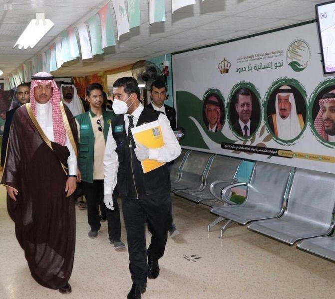 Saudi ambassador to Jordan opens radiology department at KSrelief Clinics in Zaatari camp