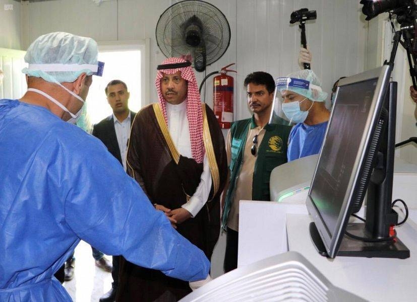 Saudi ambassador to Jordan opens radiology department at KSrelief Clinics in Zaatari camp