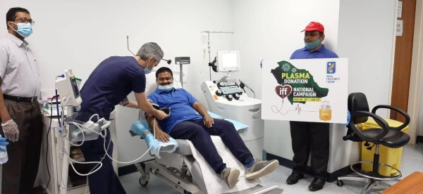 The blood donation drive, which runs from July 25 to Aug. 25, will take place in various government hospitals in all the provinces of the Kingdom. Hundreds of IFF volunteers, who hail from various states of India, are expected to take part in the campaign, the officials at the forum said. — SG photos