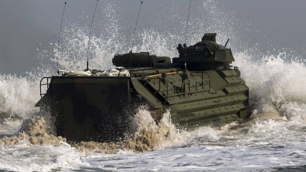 The service members were on an amphibious assault vehicle (AAV) that sank during the exercise. The AAV was carrying 15 Marines and one sailor when it was transferring the sailors from the shores of San Clemente Island near San Diego to a Navy ship when it began to sink. — Courtesy photo
