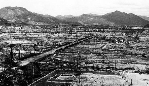 There was widespread destruction in Hiroshima as a result of the nuclear bomb which was dropped on the Japanese city in August 1945. — courtesy UN Photo/Eluchi Matsumoto