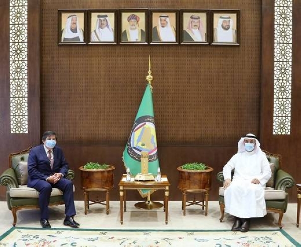 In a meeting with the Turkish ambassador to Saudi Arabia, Erdogan Kok, the secretary-general of the GCC Nayef Falah Mubarak Al-Hajraf rejected the threats made against the UAE recently by some top officials in Turkey, highlighting that the security of the GCC states is indivisible, based on the principle of joint defense within the framework of the council. — Courtesy photo