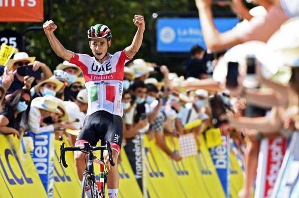 UAE Team Emirates’ Davide Formolo took his first win of the season with a 60km solo attack in stage 3 of the Criterium du Dauphine.