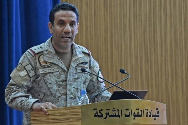 Arab Coalition spokesperson Col. Turki Al-Maliki.
