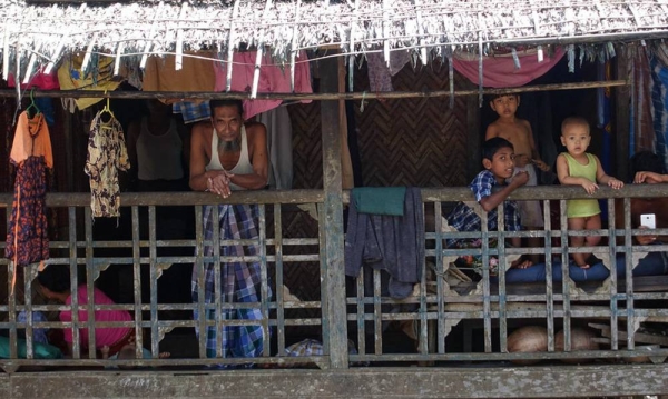 Residents of the Muslim Ward known as Aung Mingalar in the town of Sittwe in Rakhine state, Myanmar. — courtesy OCHA/P.Peron