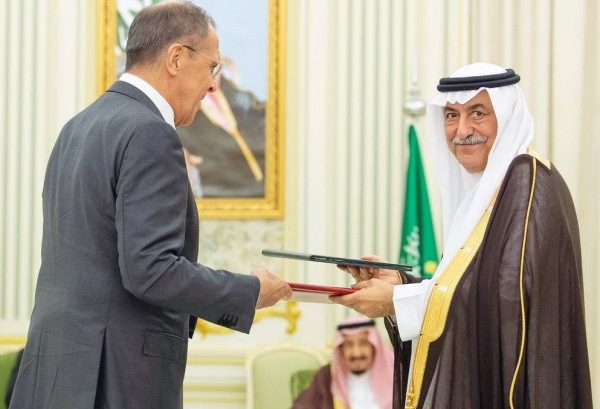File photo shows the Memorandum of Understanding between the governments of Saudi Arabia and Russia on simplified issuance of visas to the nationals of the two countries.