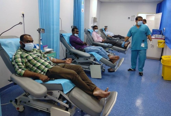 The Tamil Nadu Thowheed Jamaath (TNTJ), Jeddah region, organized its 21st blood donation drive in coordination with King Abdul Aziz Hospital, Mahajar.