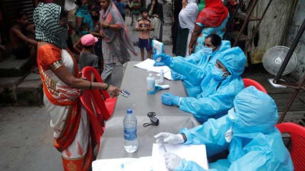 India has seen a spike of nearly 70,000 new coronavirus cases while the COVID-19 tally has now reached 3.69 million. Over 65,000 people have died so far. — Courtesy photo