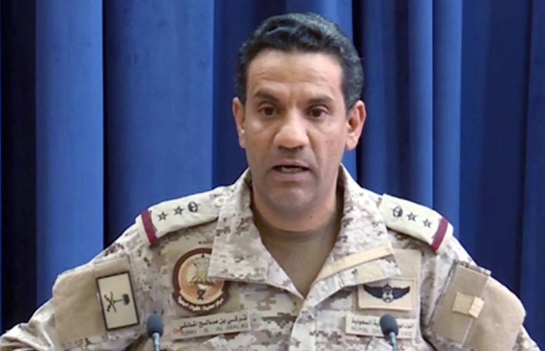 Coalition forces spokesman Col. Turki Al-Maliki