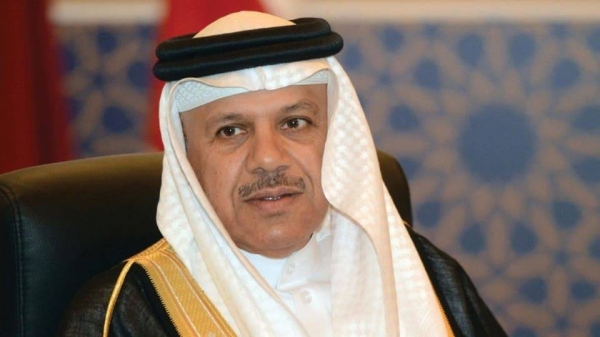 Bahrain's Minister of Foreign Affairs Dr. Abdullatif bin Rashid Al Zayani 