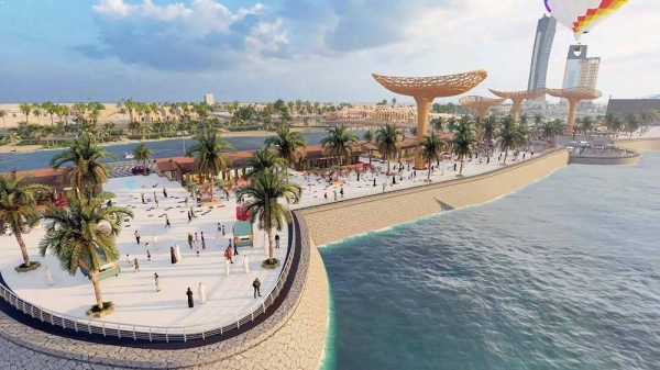 Saleh Al-Turki, mayor of Jeddah governorate, launched on Saturday Al-Nawras Island development project.