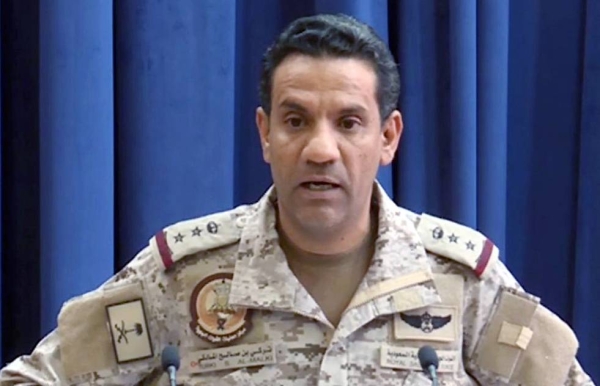 Col. Turki Al-Maliki, official spokesman for the Coalition to Restore Legitimacy in Yemen.