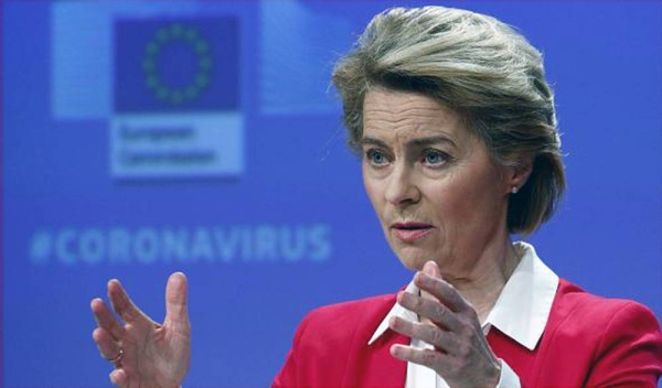 File photo of EU Commission President Ursula von der Leyen.