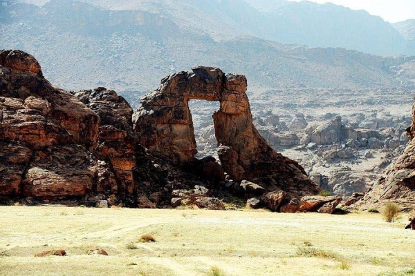 The northern Saudi mountain range in the Hail region is unique with its strange rocky topography and the multiplicity of inscriptions from different historical periods.