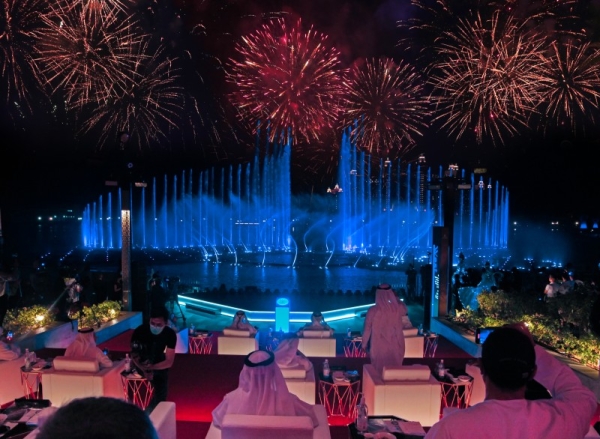 The magical show was attended by distinguished guests, residents and tourists, who watched in awe as The Palm Fountain broke the record in tune to an exclusive song — Dubai is another planet, produced to reflect the city’s vibrant and inspirational spirit. — WAM photos