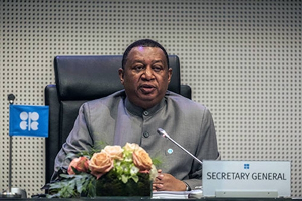 Mohammed Sanusi Barkindo, secretary general of the Organization of the Petroleum Exporting Countries (OPEC).