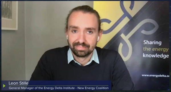 Leon Stille, General Manager of the Energy Delta Institute at the New Energy Coalition, the Netherlands