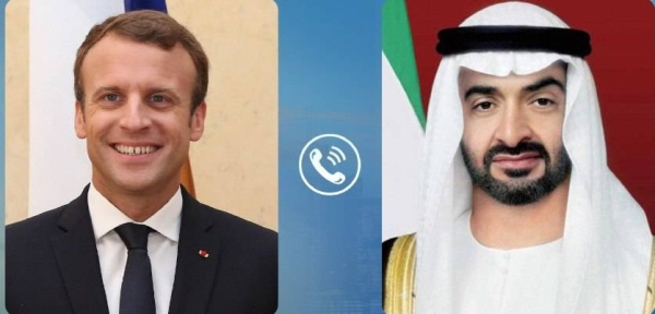 Sheikh Mohamed bin Zayed expressed his condemnation of the recent terrorist attacks in France. He offered his condolences to the French president for the victims and their families and wished a speedy recovery for the injured. — WAM photo