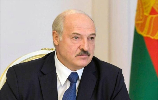 Belarusian leader Alexander Lukashenko seen in this file photo.