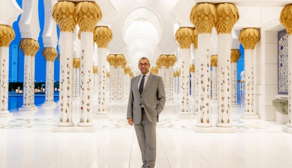  British Minister of State for the Middle East and North Africa James Cleverly visited the Sheikh Zayed Grand Mosque here during his official visit to the United Arab Emirates. — WAM photos