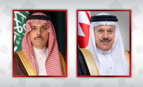 Saudi Arabia’s Foreign Minister Prince Faisal Bin Farhan held phone talks on Tuesday with his Bahraini counterpart Dr. Abdullatif Bin Rashid Al-Zayani. — BNA photo