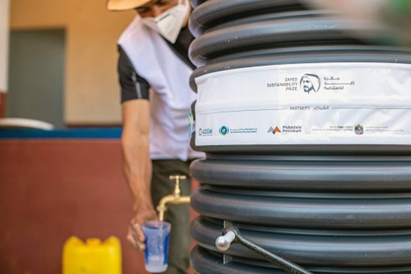 The UAE-driven humanitarian initiative; 20by2020, recently installed ‘Safe Water Cube’ fountains across five rural areas of Madagascar. — courtesy AETOSWire