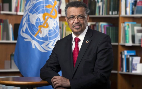 File photo shows Dr. Tedros Adhanom Ghebreyesus, director-general of WHO.
