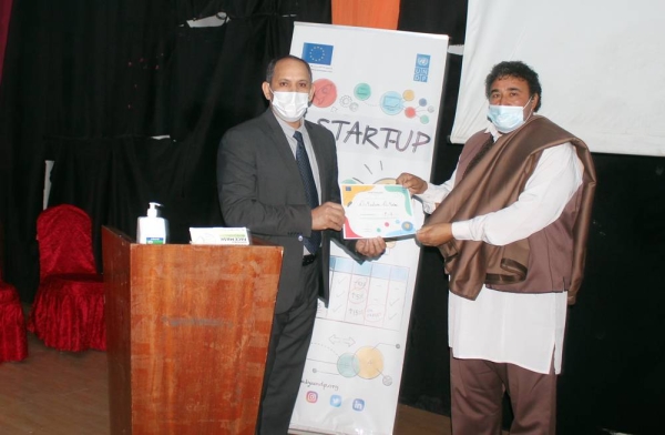 As part of UNDP's SLCRR project funded by the European Union (EU), six entrepreneurs and small business owners based in Sebha have been awarded grants of up to $40,000 to further develop and implement their businesses.