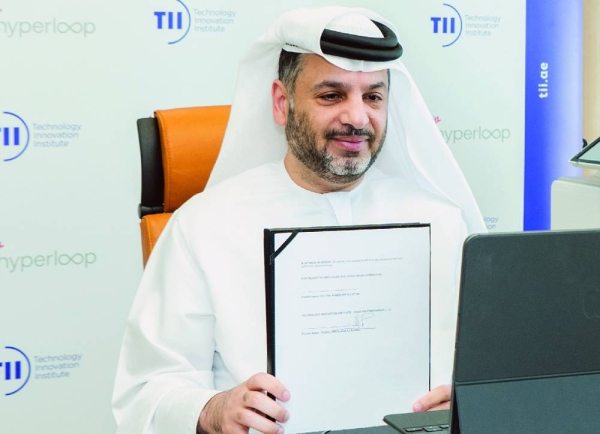 Faisal Al Bannai, secretary general of ATRC, with the MoU.