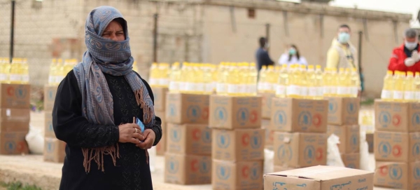 People in the conflict-affected town of Deir Hafer in Syria rely heavily on food assistance from WFP to meet their daily needs. — Courtesy photo
