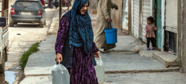 People in the conflict-affected town of Deir Hafer in Syria rely heavily on food assistance from WFP to meet their daily needs. — Courtesy photo
