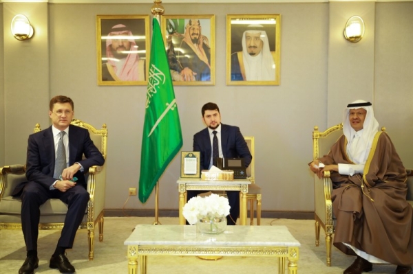 The Co-Chairs Minister of Energy Prince Abdulaziz Bin Salman and Deputy Prime Minister of the Russian Federation Alexander Novak met on Saturday in Riyadh.