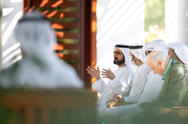 During the meeting, Sheikh Mohammed bin Rashid and Sheikh Mohamed bin Zayed discussed wide-ranging topics including combatting the coronavirus pandemic and containing its negative repercussions, as well as the achievements accomplished to provide vaccines to Emiratis and residents. — WAM photos

