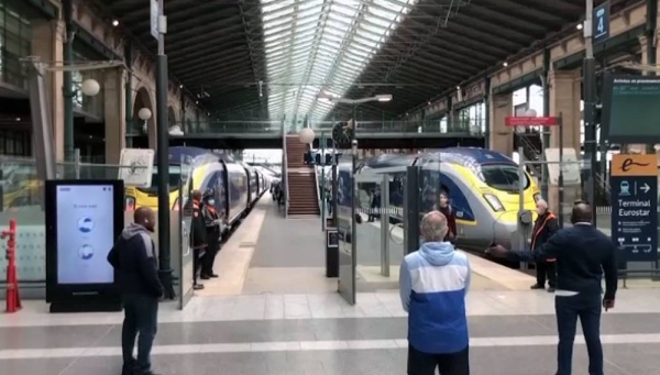Eurostar passenger trains from London to Paris, Lille, Brussels, and Amsterdam were canceled on Monday and Tuesday with hopes to resume services from Wednesday.