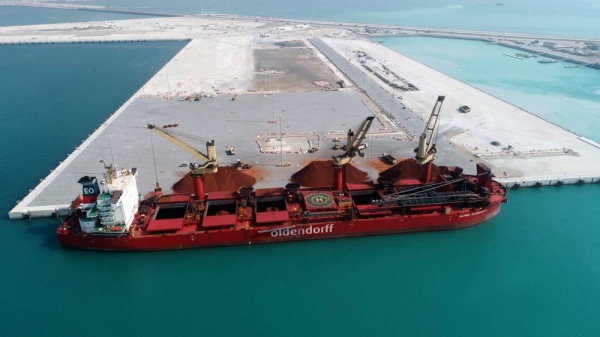The first shipment, carrying bauxite, destined for Emirates Global Aluminum (EGA)’s Al Taweelah alumina refinery, anchored at Khalifa Port’s South Quay, marking the beginning of operations at the newly launched facility.