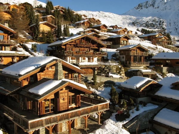 File photo of Verbier, a ski resort in the Swiss Alps.